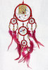 Muschel Traumfänger TON in TON Zwirn mit Kaurimuscheln 9/35 cm. verschiedene Farben